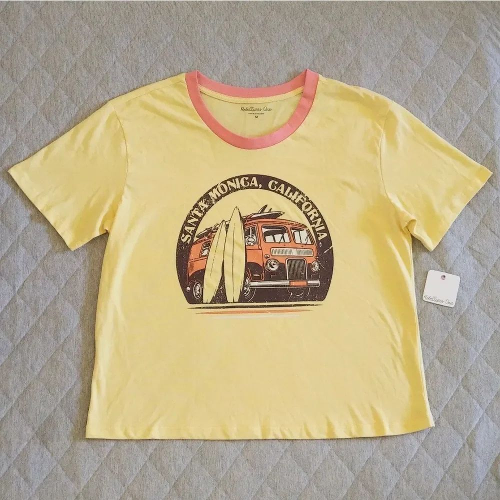 Rebellious One "Santa Monica California"🌴 Tee